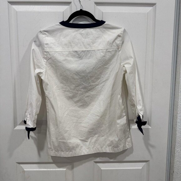 Vineyard Vines Color Block  Savannah Popover Top Xsmall Xs - Picture 6 of 7
